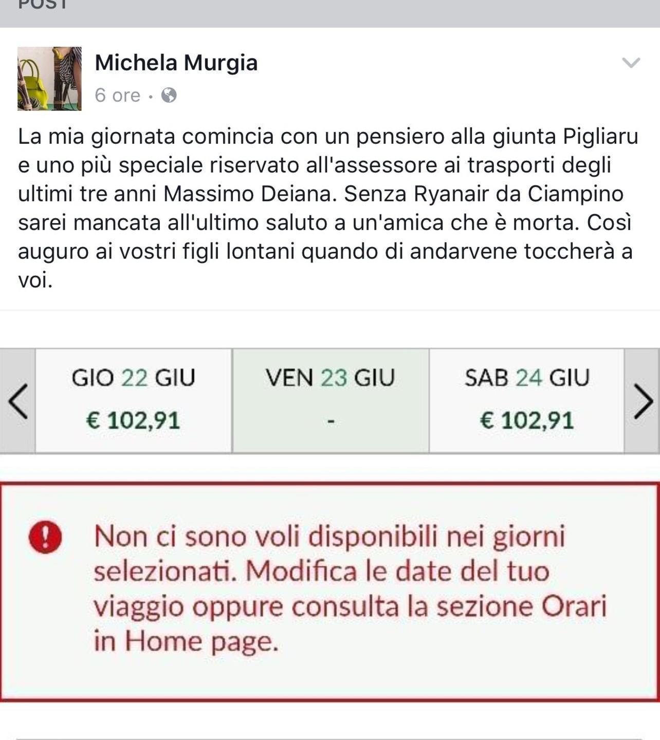  Murgia, un post al veleno Deiana: vera Accabadora 
