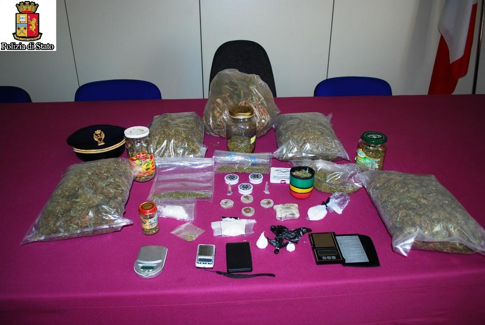 Olbia, aveva in casa due chili e mezzo di "fumo": arrestato