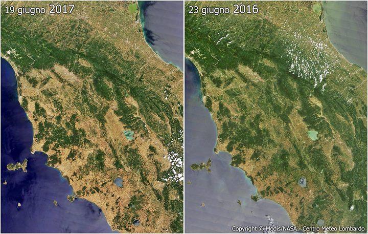 Emergenza siccità in Toscana: fiumi a secco. E con il ritorno della pioggia rischio allagamenti 