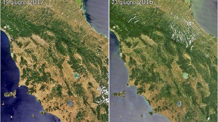 Emergenza siccità in Toscana: fiumi a secco. E con il ritorno della pioggia rischio allagamenti