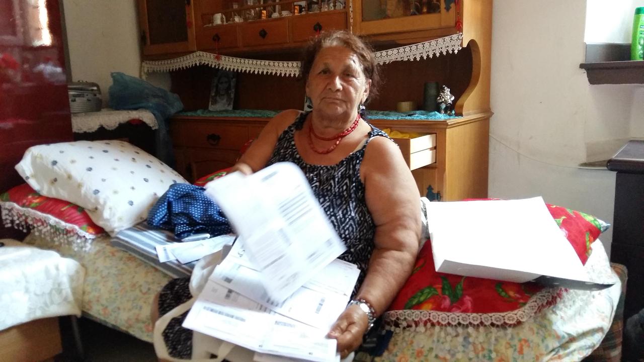 Djula Ahmetovic nella sua casa di via Gobetti