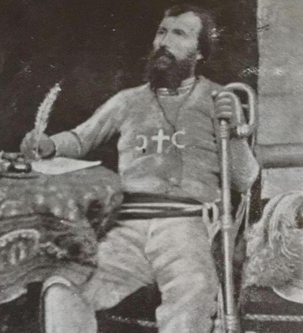 Una foto inedita del giovane Lazzaretti 