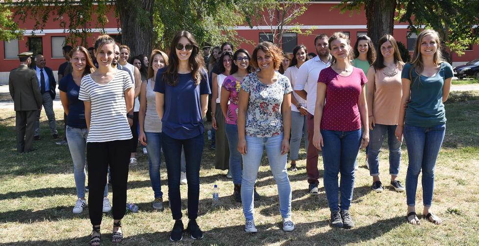Festa con gli studenti di veterinaria 