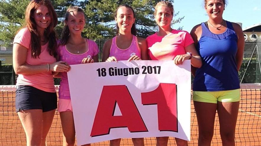Le ragazze del Tennis Lucca approdano in A1
