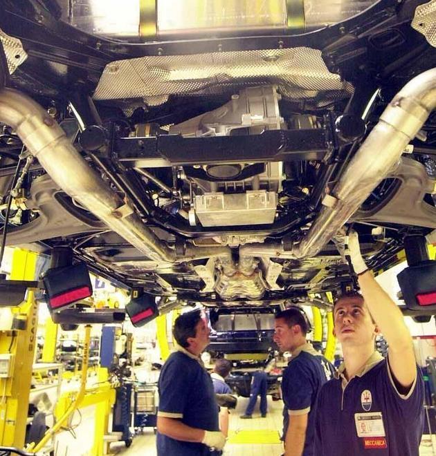 I lavoratori di Maserati all’università 