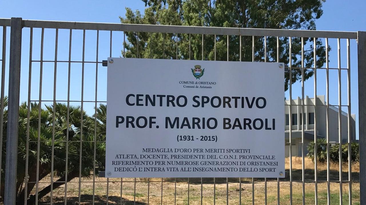 Il centro sportivo di Sa Rodia intitolato a Mario Baroli