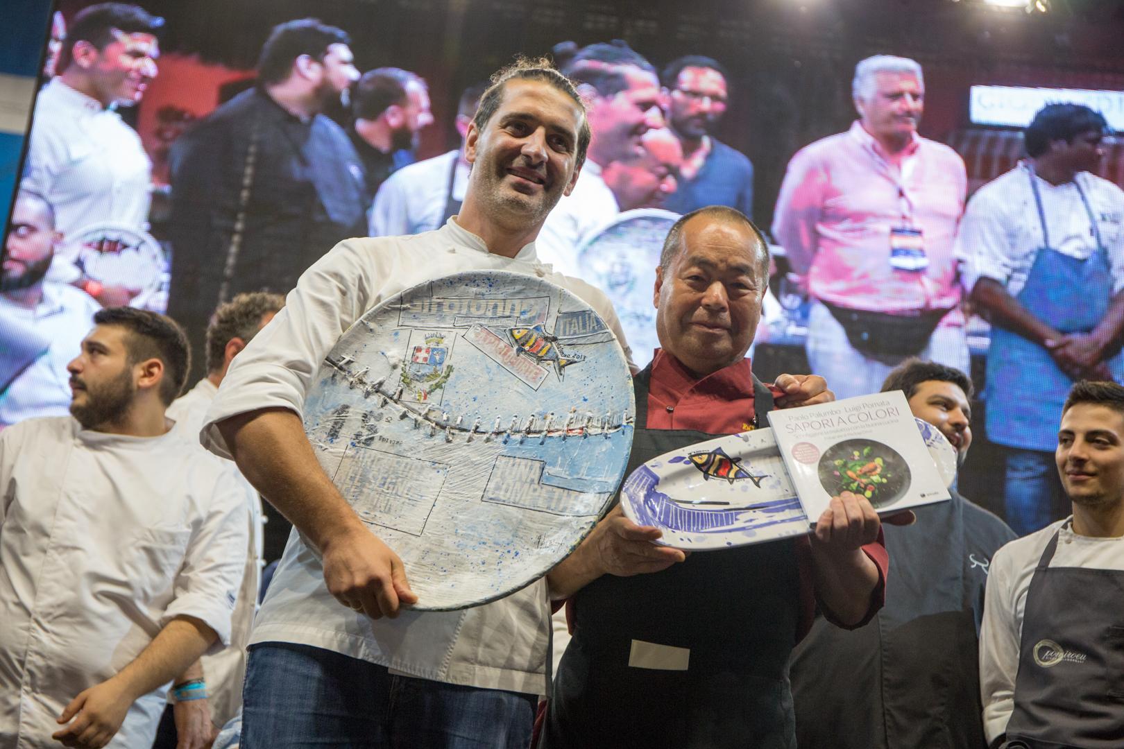 Girotonno, il duo di chef italo-giapponesi vince la gara culinaria a base di tonno 