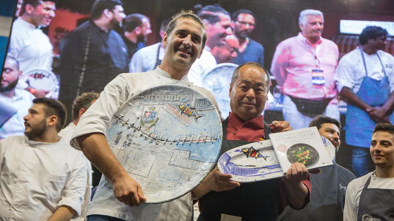 Girotonno, il duo di chef italo-giapponesi vince la gara culinaria a base di tonno 