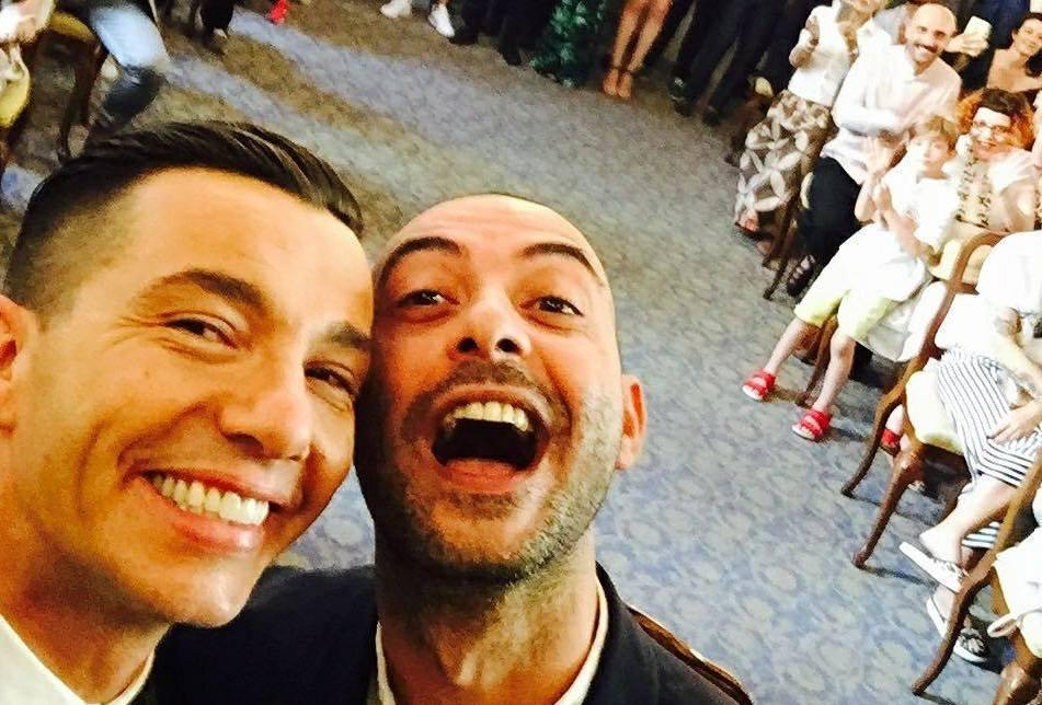 Diego Fassoni e Piermario Simula sposi