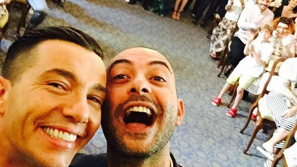 Diego Fassoni e Piermario Simula sposi