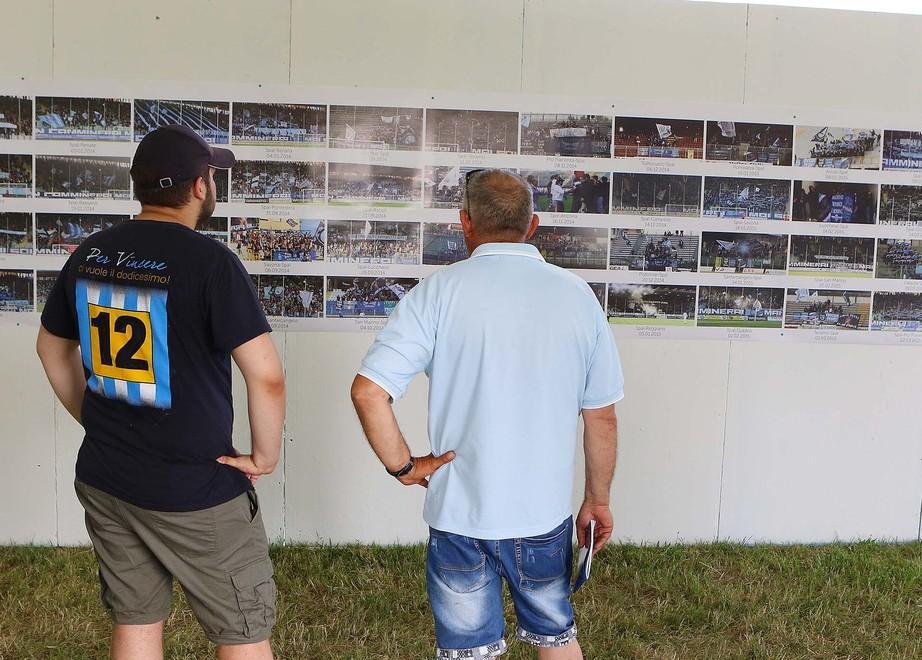 La festa della Curva Ovest 