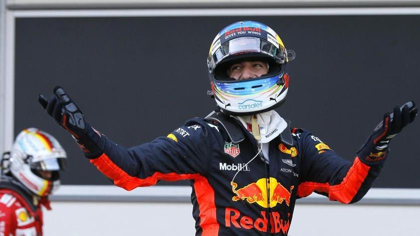 Tra i due litiganti a godere è Ricciardo