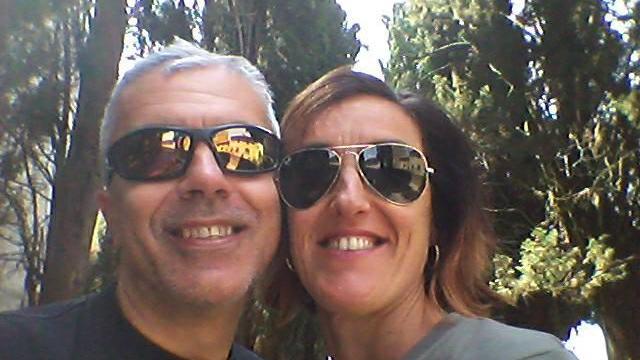 Patrizia Pecorari con il marito Alberto Bandini (foto da Facebook)