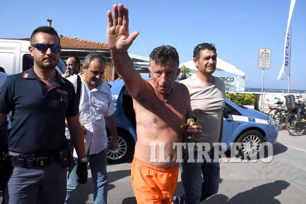 L'uomo arrestato