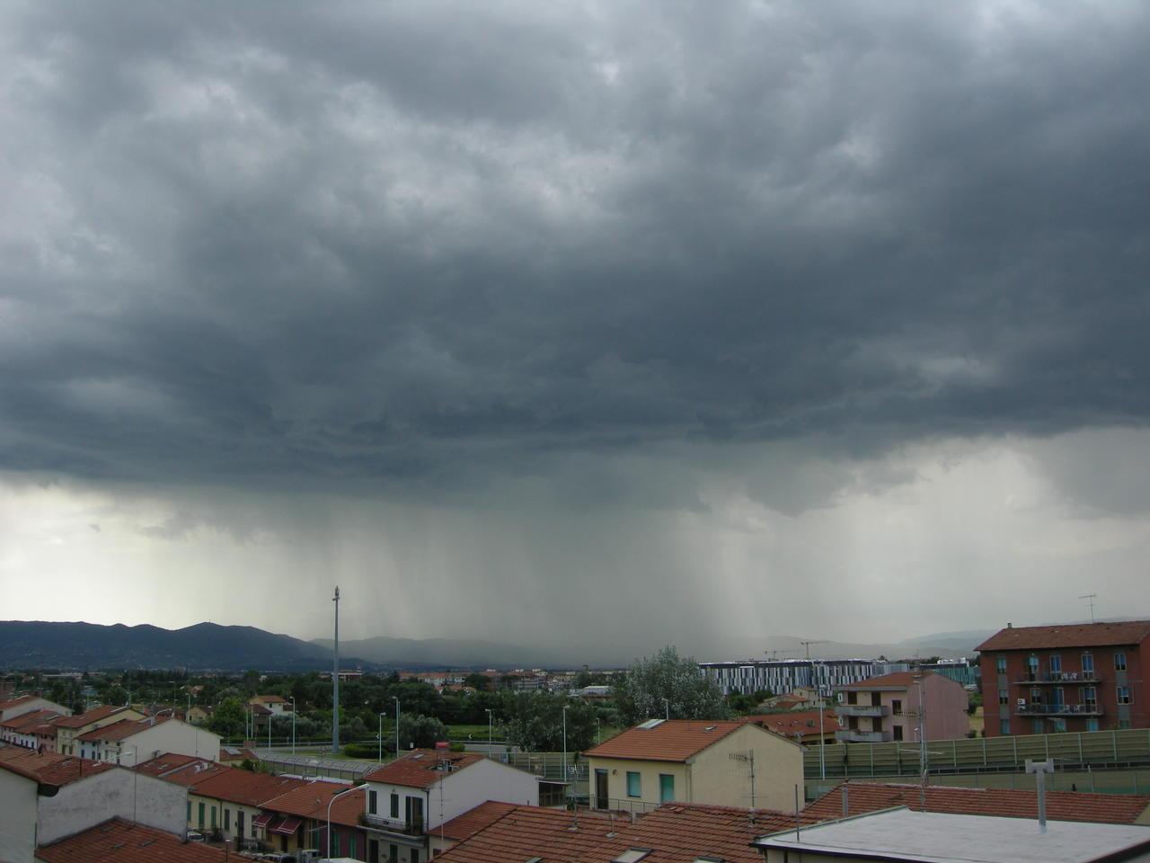 Un temporale su Prato