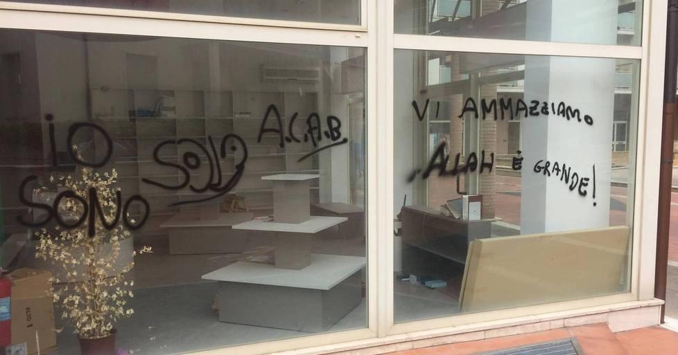 Scritte all’ex Peroni non ancora rimosse