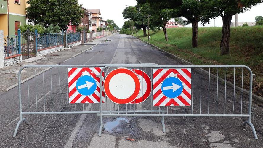 Via Garibaldi riaperta dopo il forte temporale
