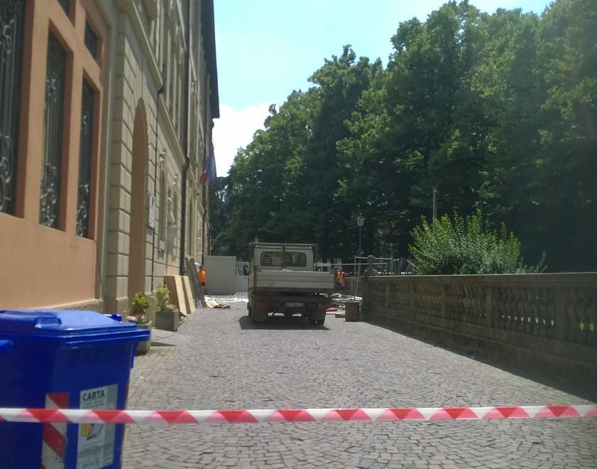 Lavori al liceo Chierici ma il rogo non c’entra
