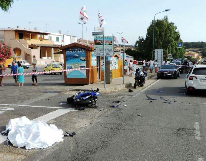 L’ultimo saluto di Bolotana al centauro morto a Orosei 