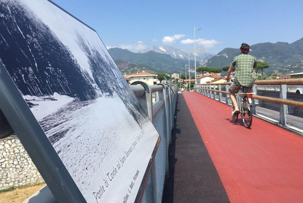 Taglio del nastro per la pista ciclo-pedonale