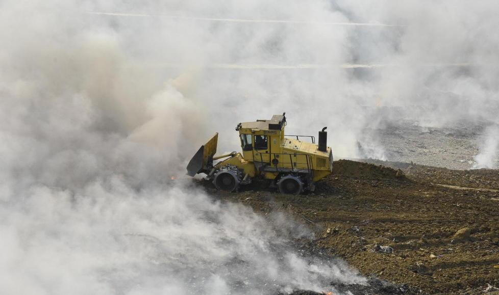 Rogo in discarica, paura diossina 