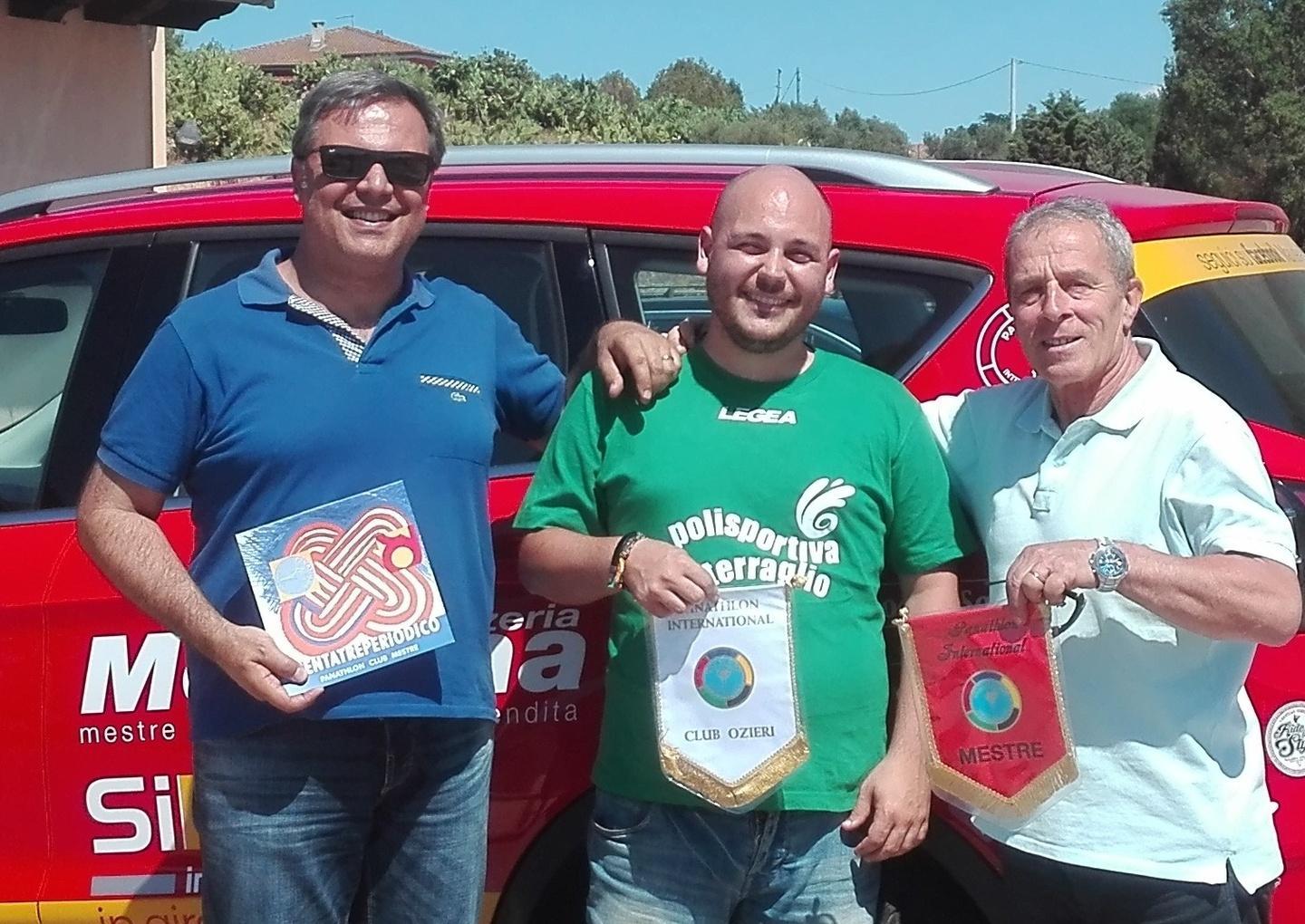Giro della Sardegna in bici per due atleti del Panathlon