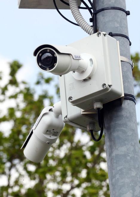 Videosorveglianza, impianto in funzione