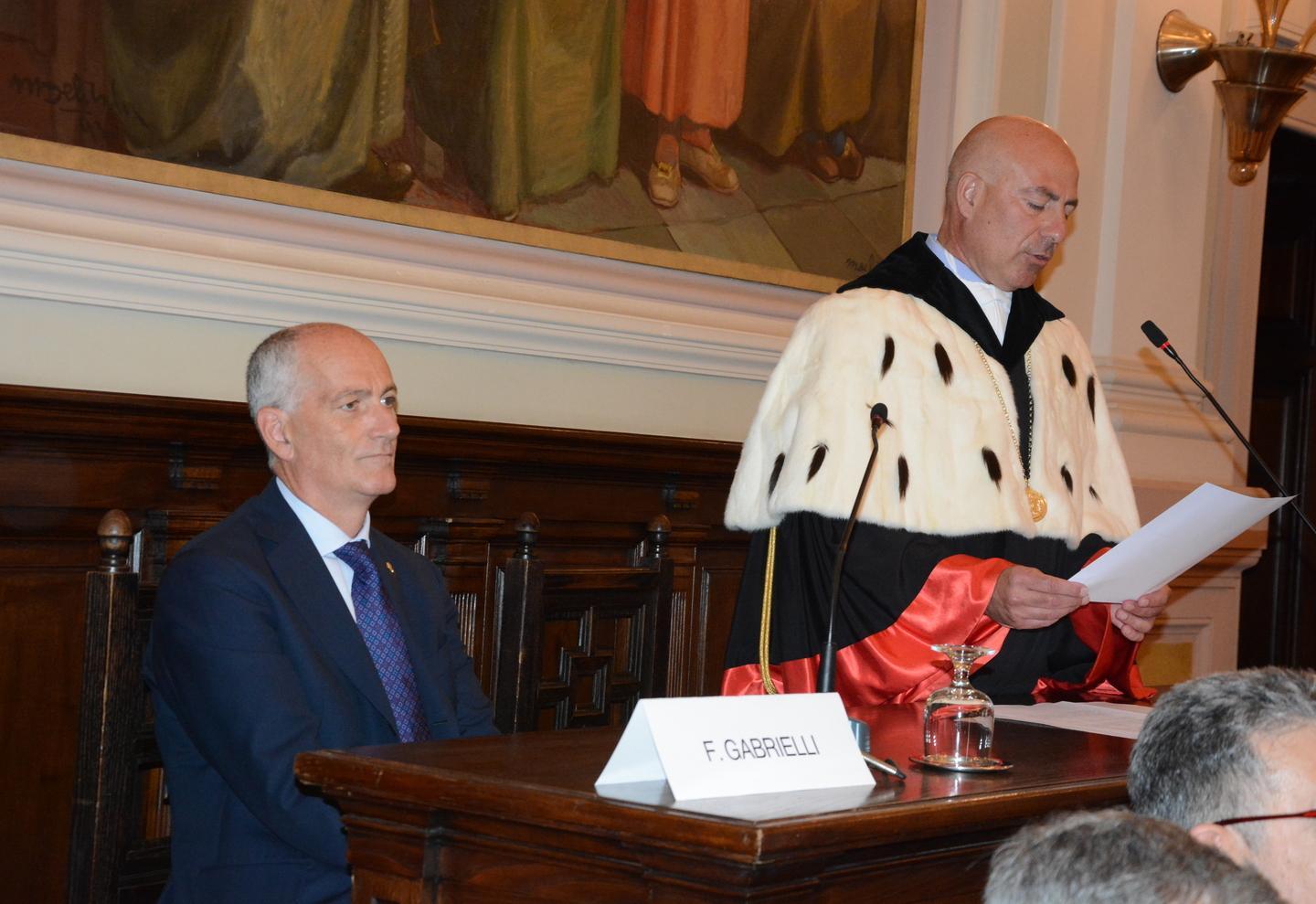 Il Sigillo dell’Ateneo al capo della Polizia 