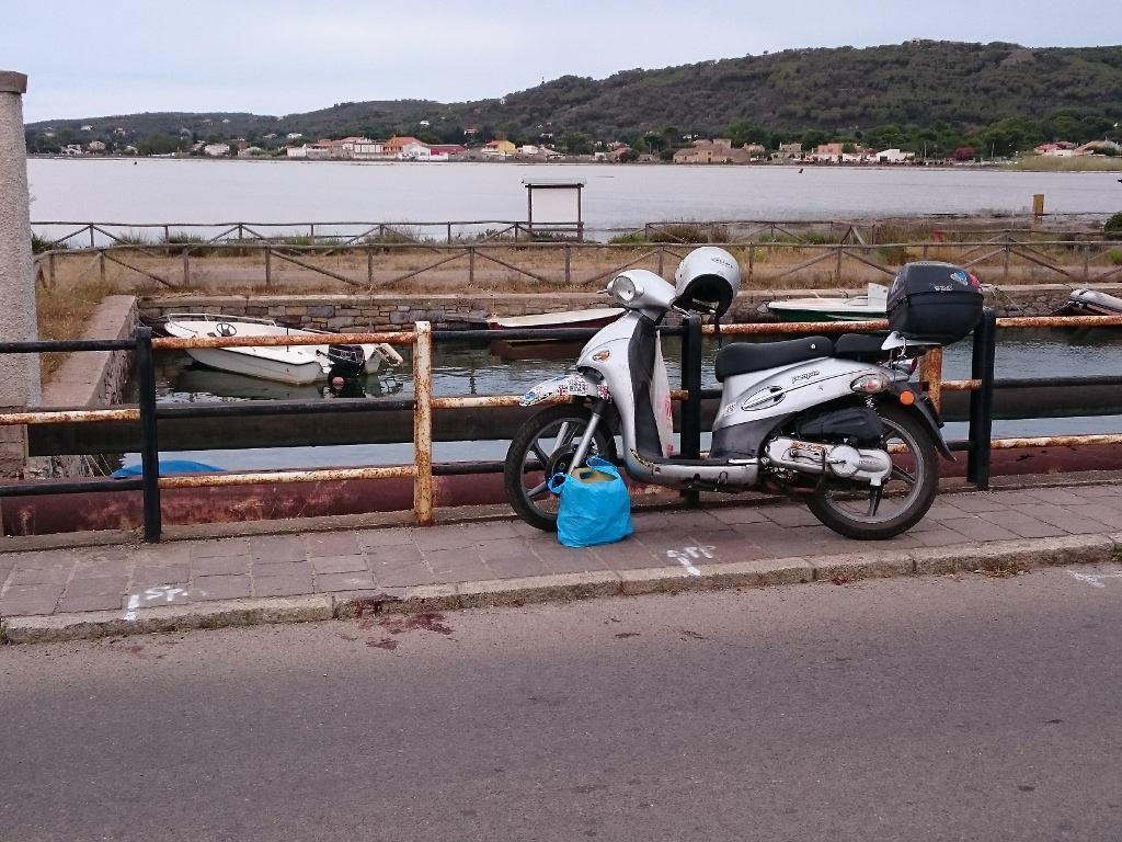 Il luogo dell'incidente a Carloforte (foto repetto)