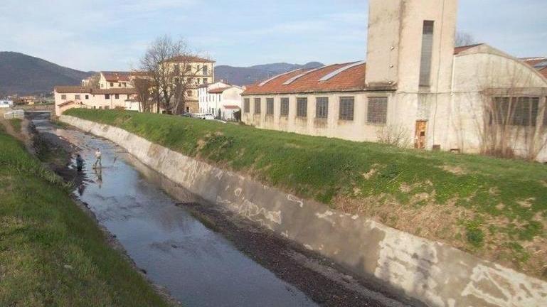 Il torrente Iolo a Galciana