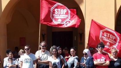 Prendocasa protesta contro gli sfratti