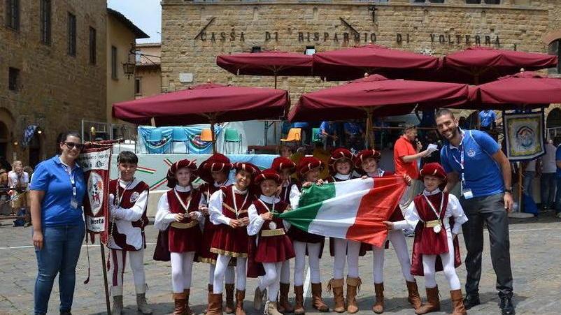 I musici del Palio dei micci campioni d’Italia Under15