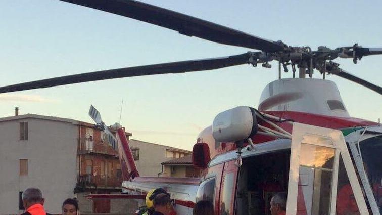Grave bimba di 5 mesi ustionata  trasportata a Sassari in elicottero