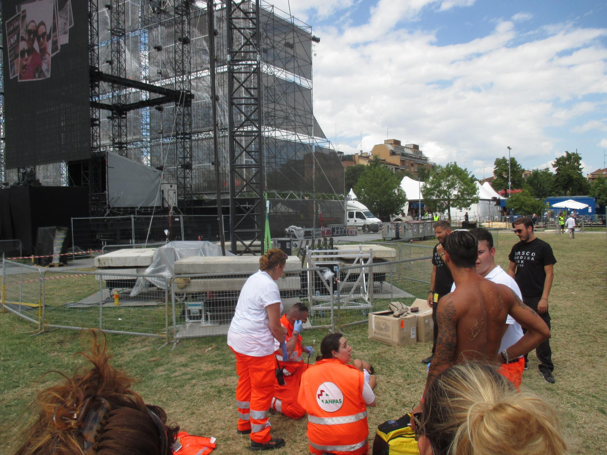Vasco Modena Park, in tutto 17 persone ricoverate 