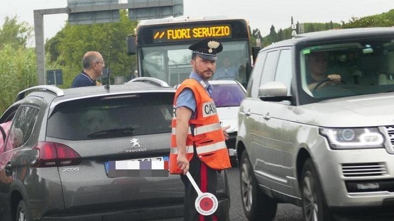 Tre incidenti in un giorno Venerdì nero sull’Aurelia