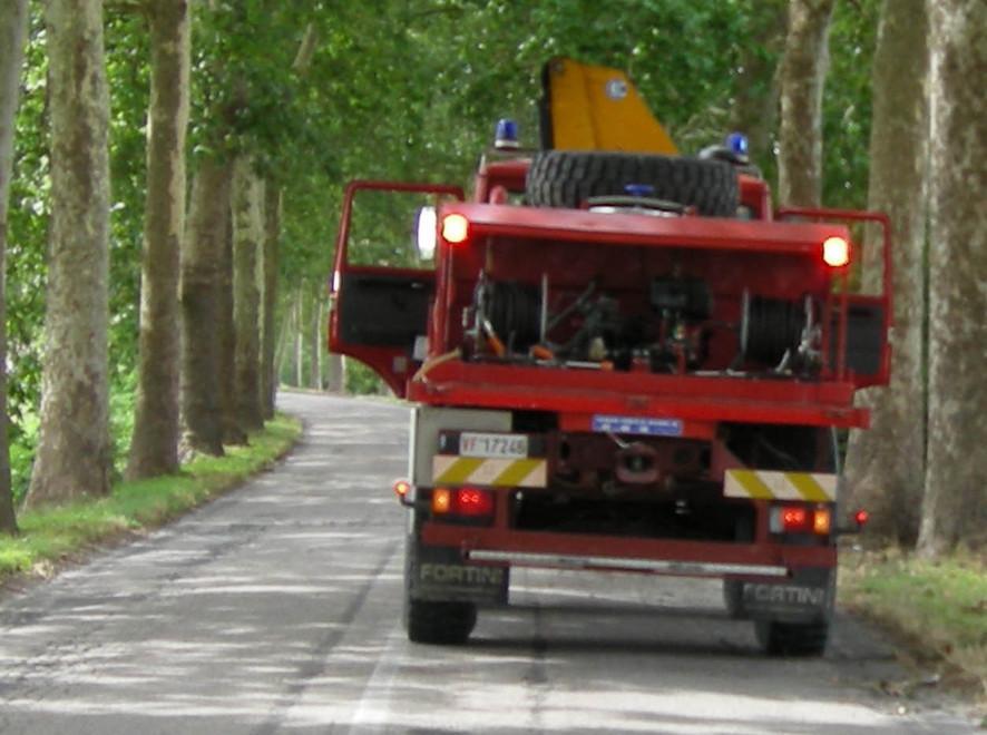 Tre incendi nello stesso punto 