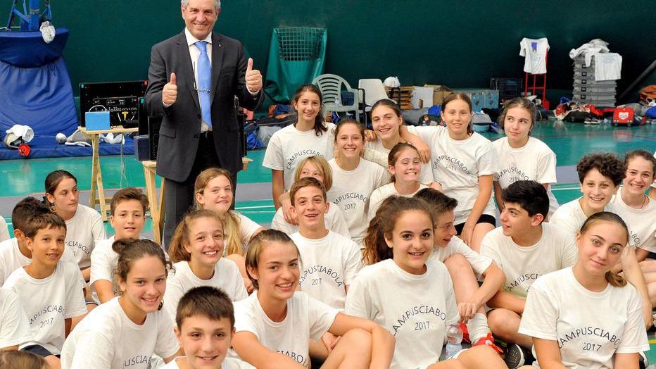 Giovani schermitori al Camp estivo della Federazione