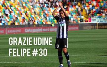 Felipe saluta Udine e punge il club 