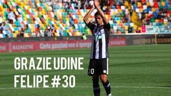 Felipe saluta Udine e punge il club