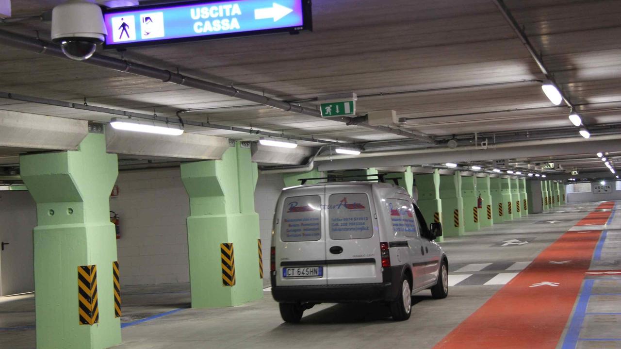 Il parcheggio interrato del Serraglio (foto Batavia)