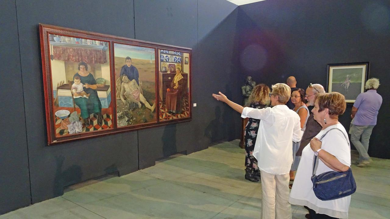 Inaugurata alla Cattedrale ex Breda la mostra sulle donne i il lavoro (Foto Gori)