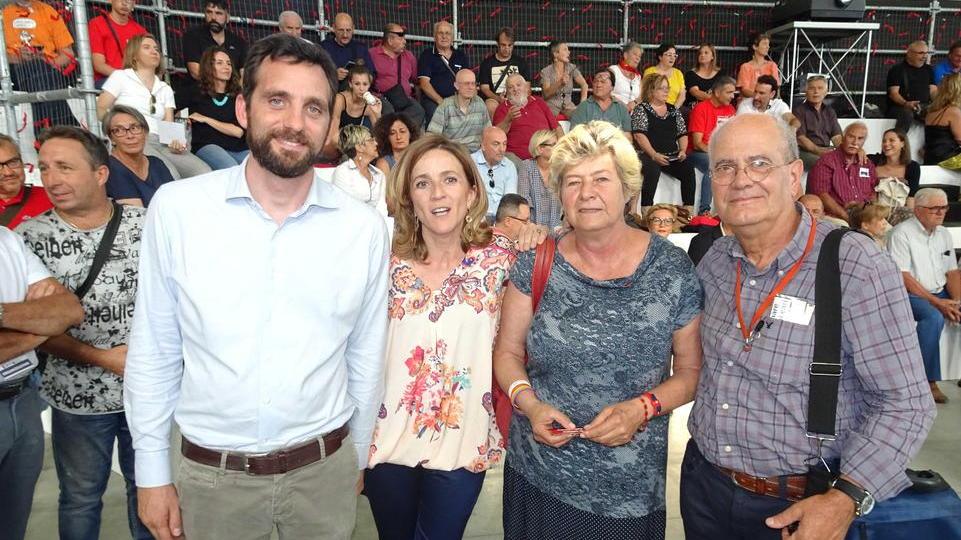 Il neosindaco di Pistoia, Tomasi, con la segretaria della Cgil, Camusso (Foto Gori)
