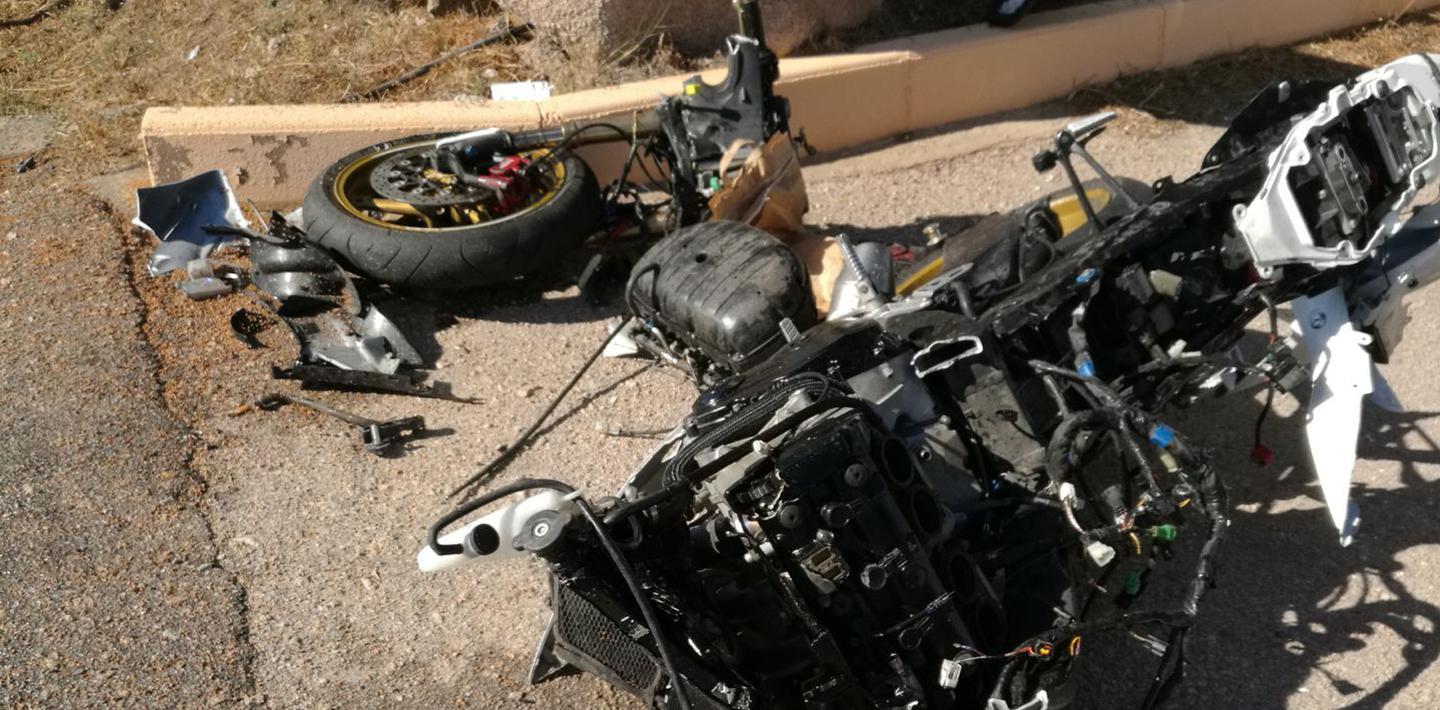 Moto contro un furgone,  grave 27enne maddalenino 