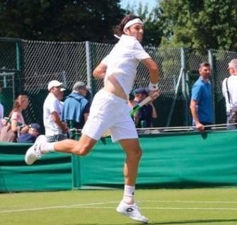 Travaglia, cuore piombinese a Wimbledon 