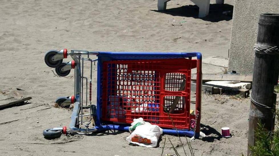 Spiaggia libera, puliscono i surfisti