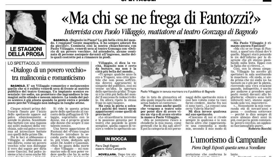 «Bagnolo? Ovvio, la mia città preferita...»