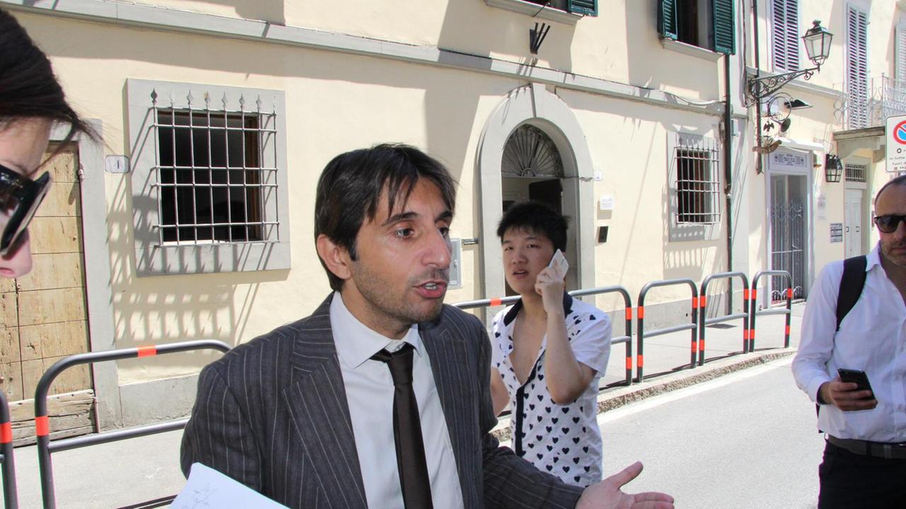 Il consigliere regionale Giovanni Donzelli di Fratelli d'Italia a Prato (Foto Batavia)