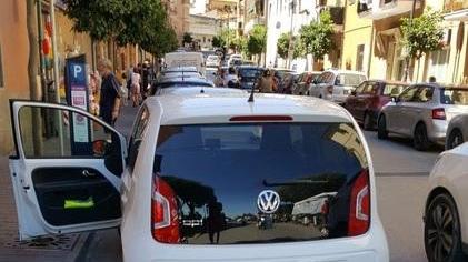 Disabile multato su uno stallo per handicap