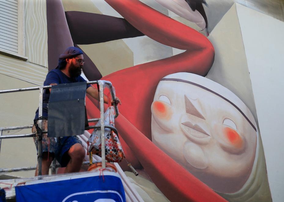 La parete di casa si trasforma in un’opera d’arte di Zed 1