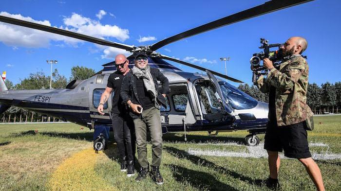 Vasco Rossi e Pepsy Romanoff a Modena Park (foto Alessandro Di Meo/Ansa)
